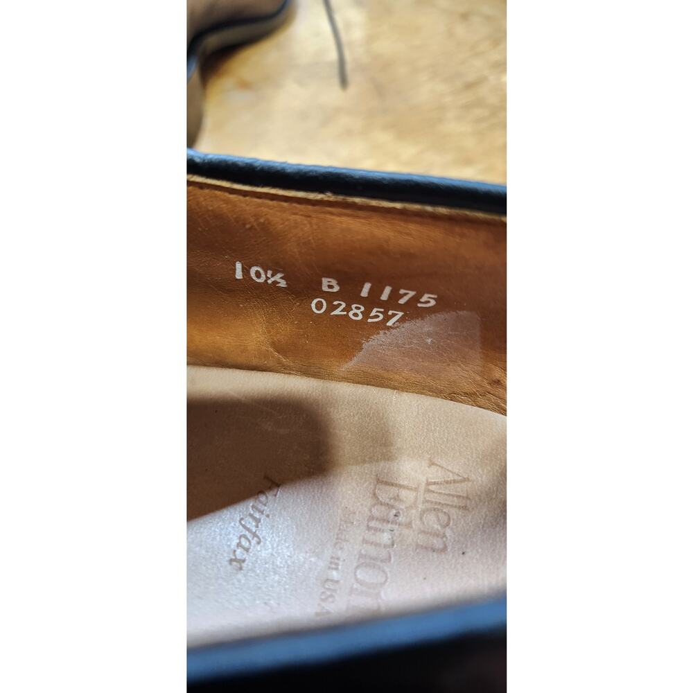 Allen Edmonds Fairfax‎ Dress Shoes 10.5 B Burgundy Calf Leather Wholecut Oxfords - Picture 2 of 12